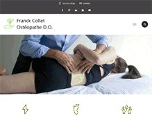 Tablet Screenshot of franckcollet.com